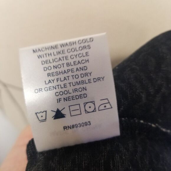 Tyler Boe A-Line Geometric Swing Long Sleeve Midi Sweater Dress Medium - Picture 9 of 9